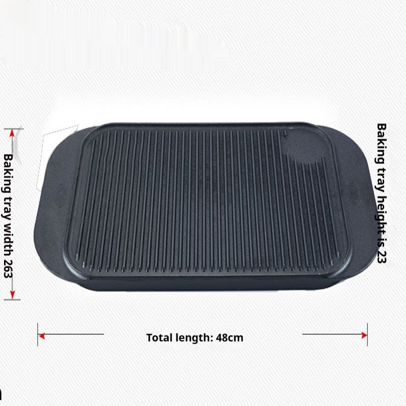 Double Sided Flat Cast Iron Griddle