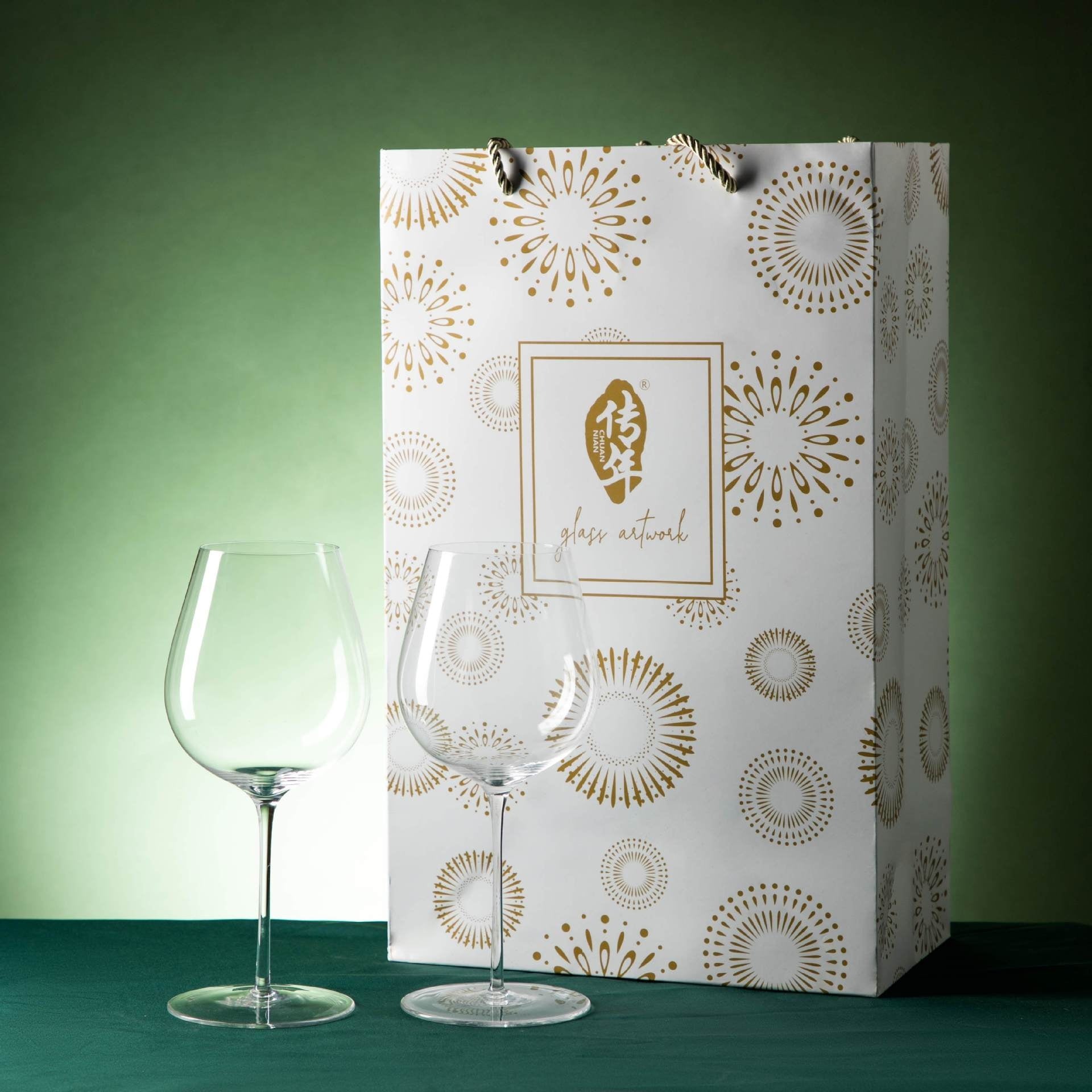 Crystal Glass Elegant Drinking Glass Gift Set