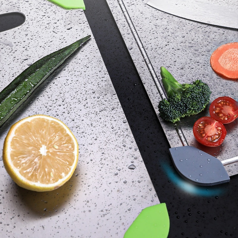 Thickened Pure Titanium Cutting Board With Groove