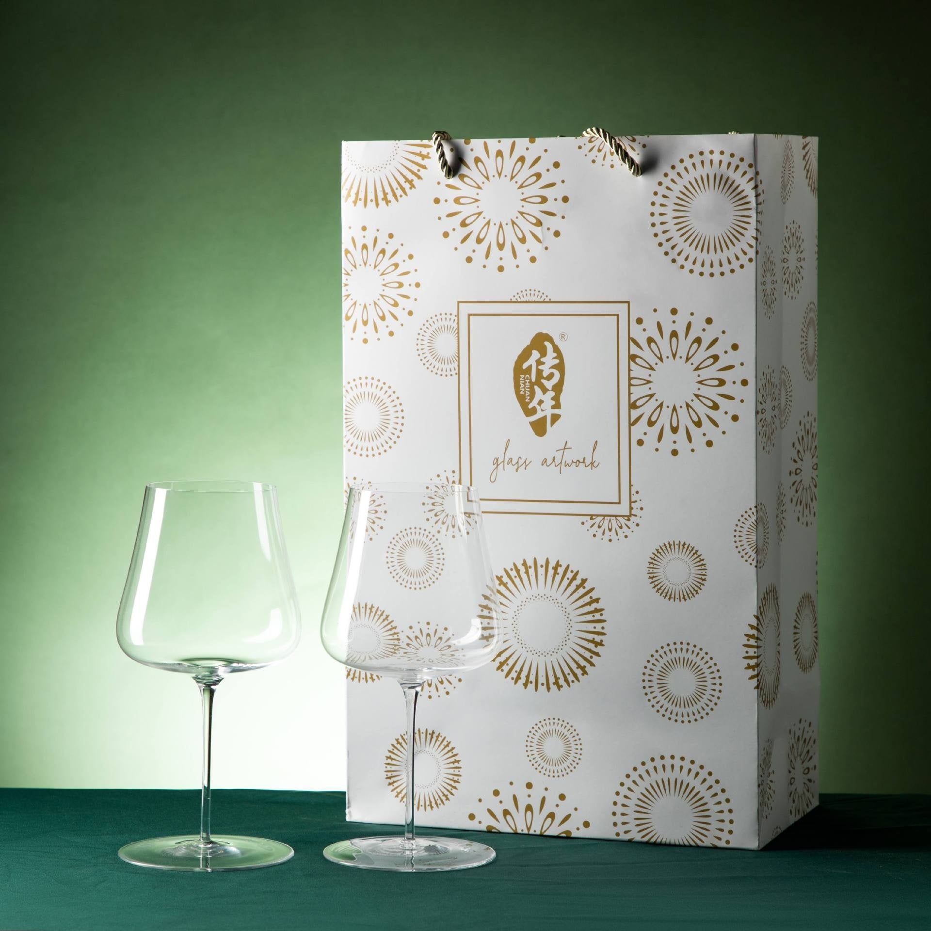 Crystal Glass Elegant Drinking Glass Gift Set