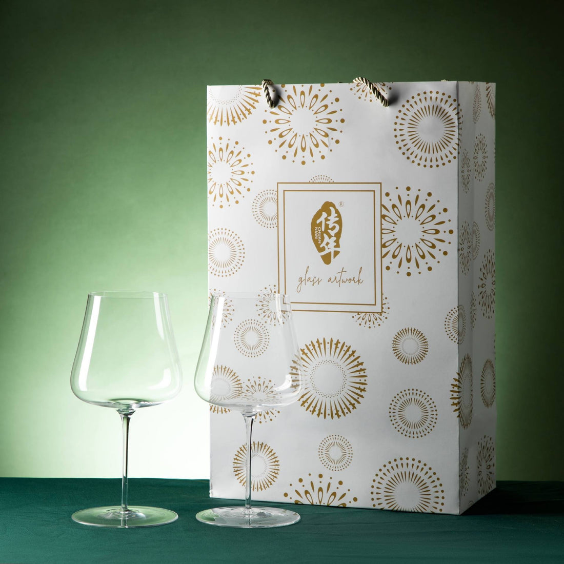 Crystal Glass Elegant Drinking Glass Gift Set