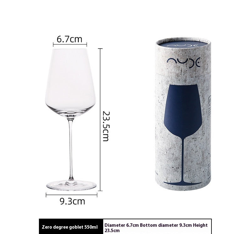 Ultra Thin Crystal Large Elegant Goblet Glass