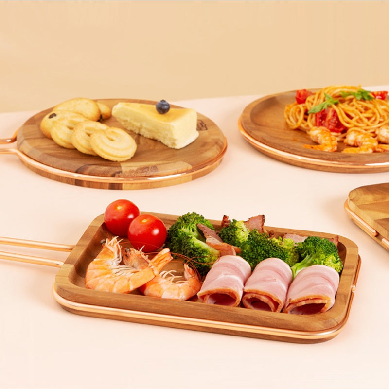 Solid Wood Steak Fruit Bread Cutting Board Tray