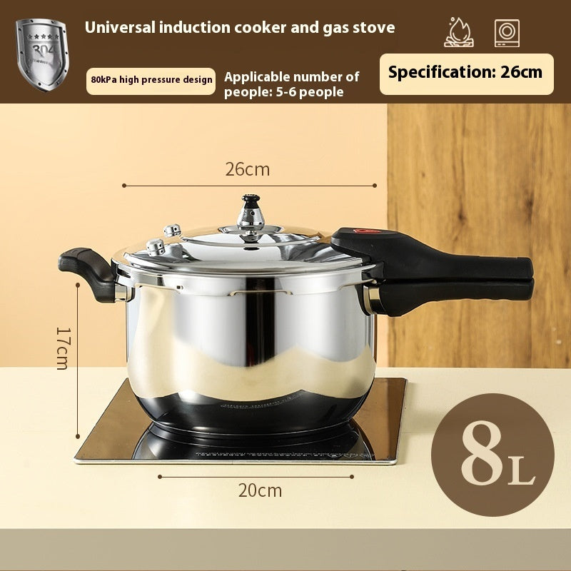 Large Capacity Stainless Steel Double Bottom Pressure Cooker