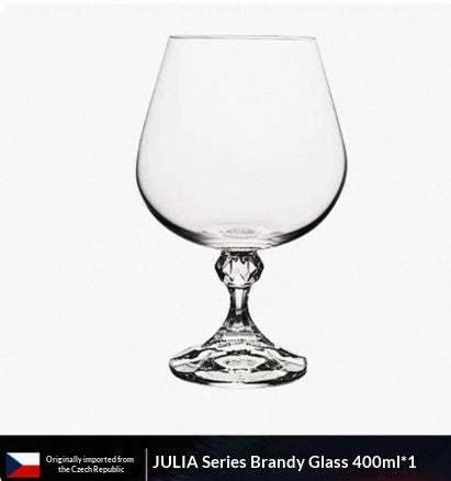 Elegant Crystal Brandy Drinking Glass