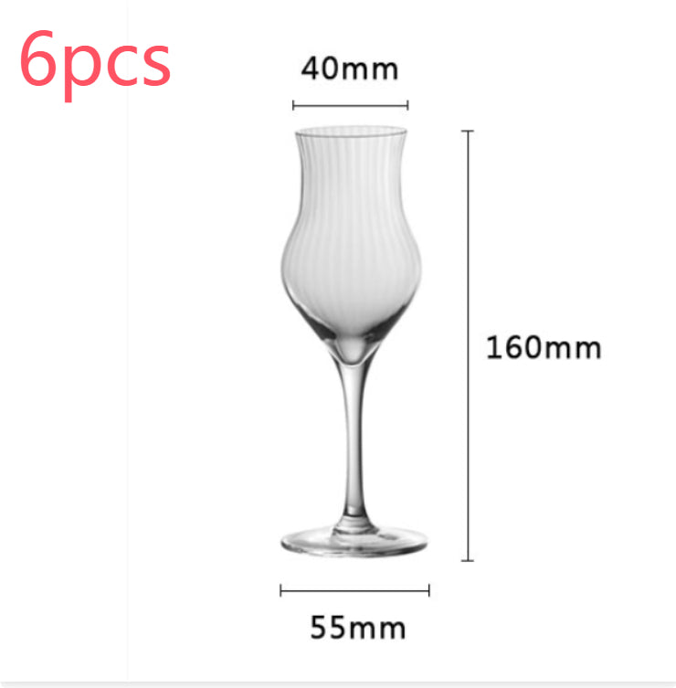 Tulip Crystal Glass Elegant Beverage Glass