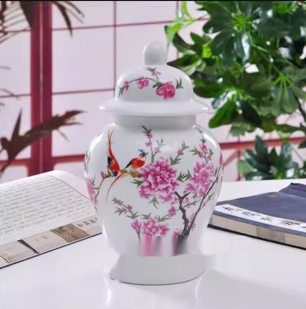 Chinese Style Decorative Porcelain Vase Set