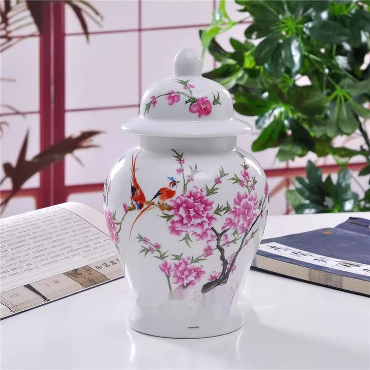 Chinese Style Decorative Porcelain Vase Set