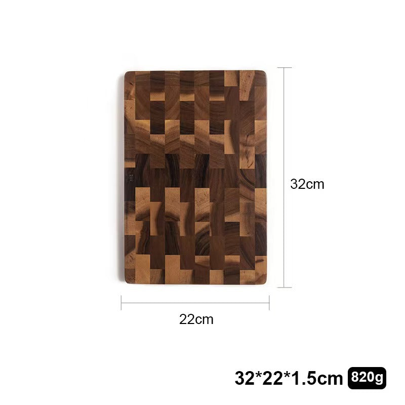 Acacia Mangium Solid Wood Grid Cutting Board