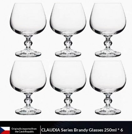 Elegant Crystal Brandy Drinking Glass