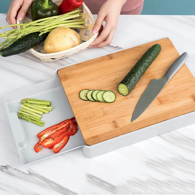 Large Bamboo Cutting Board Kitchen Board