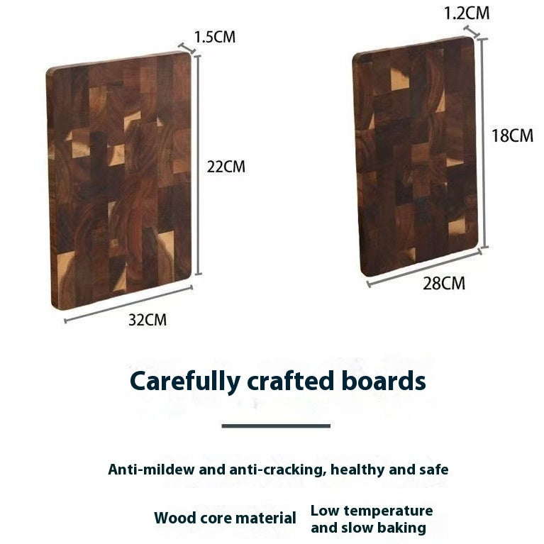 Acacia Mangium Solid Wood Grid Cutting Board