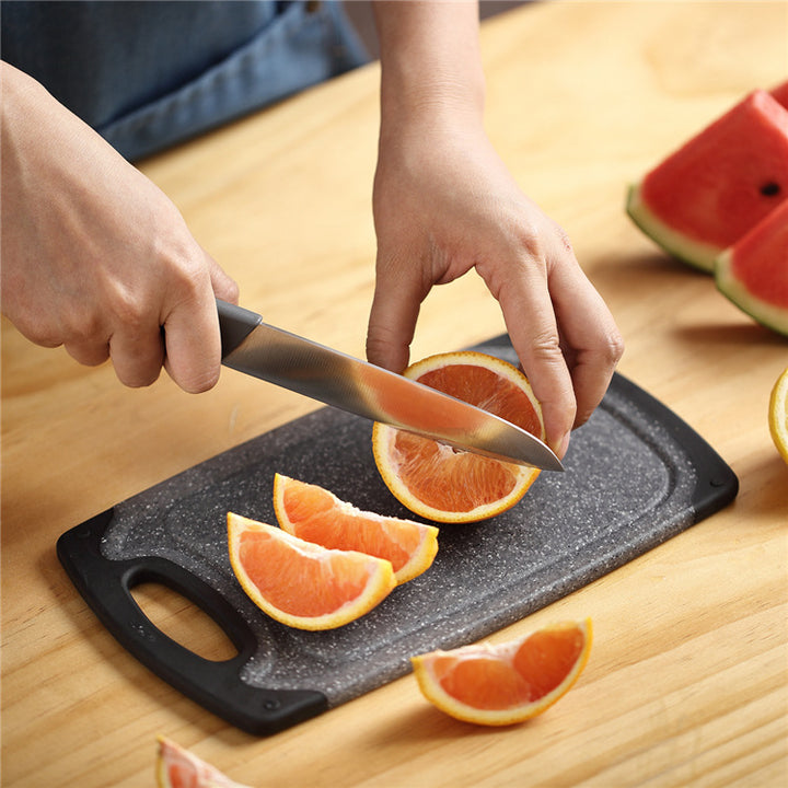Imitation Marble Three Piece Hanging Plastic Cutting Board Set