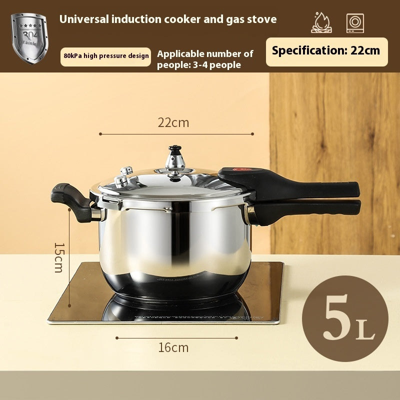 Large Capacity Stainless Steel Double Bottom Pressure Cooker