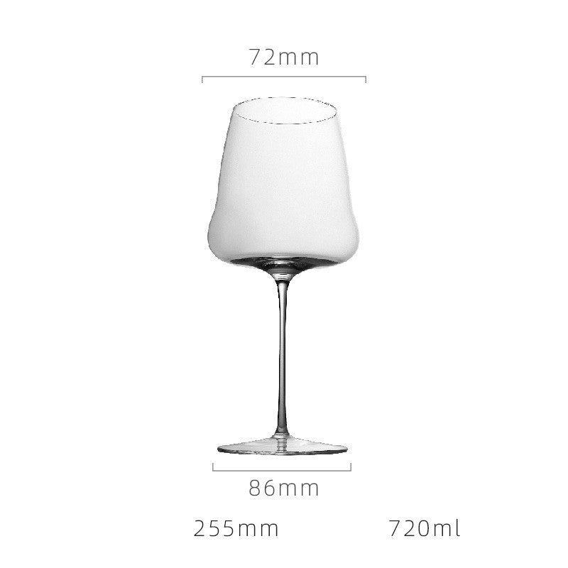 Handmade Ultra Thin Crystal Bordeaux Drinking Glass