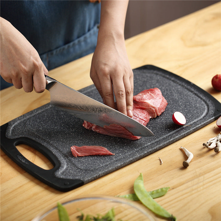 Imitation Marble Three Piece Hanging Plastic Cutting Board Set