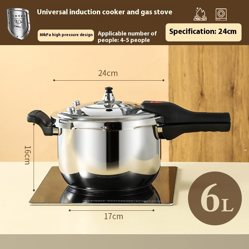 Large Capacity Stainless Steel Double Bottom Pressure Cooker